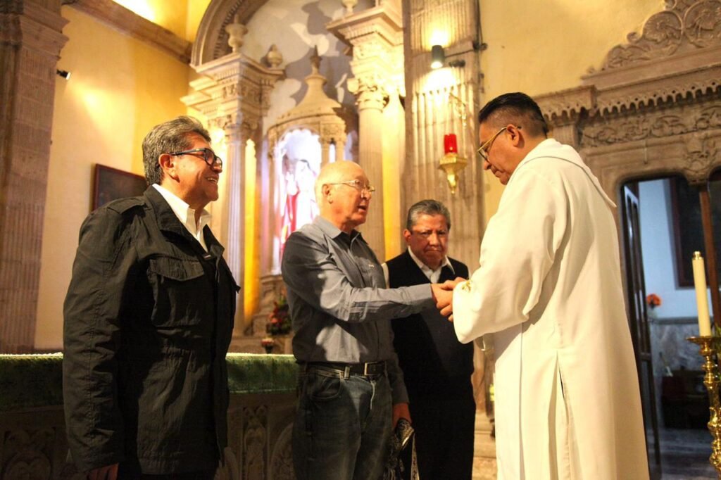 En Zacatecas, Monreal y Ken Salazar visitan al Santo Niño de Atocha