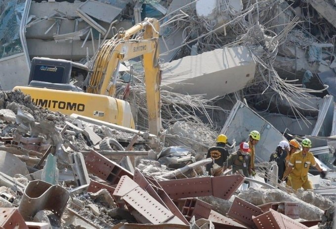 Se registra terremoto de de 7.7 grados en Myanmar y Tailandia