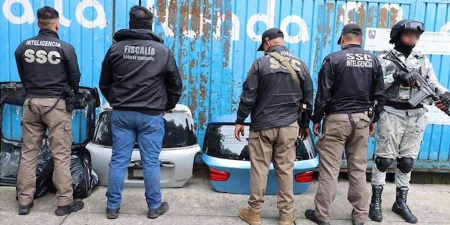Detenidas 148 personas presuntamente implicadas en robo de vehículos y autopartes