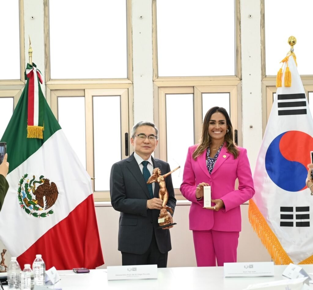 Recibe Ale Rojo de la Vega al embajador de Corea; refrendan lazos culturales y respaldo a la comunidad coreana