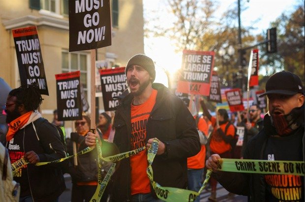 Protesta masiva en Washington D.C. contra Trump