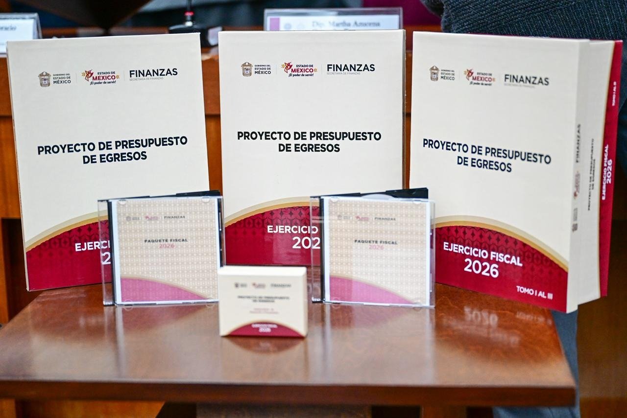 Presenta Gobierno del Estado de México Paquete Fiscal 2026 sin deuda y con inversión histórica