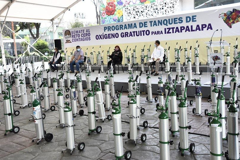 Tanques y recargas de oxígeno gratis en Iztapalapa