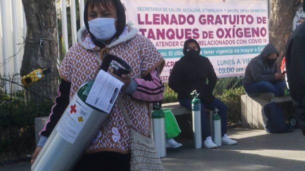 Abrirán nuevos centros de recarga gratuita de oxígeno en CDMX