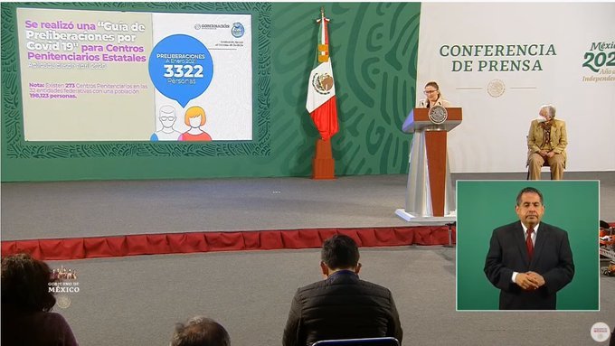 Por pandemia se han preliberado a 3 mil 332 personas