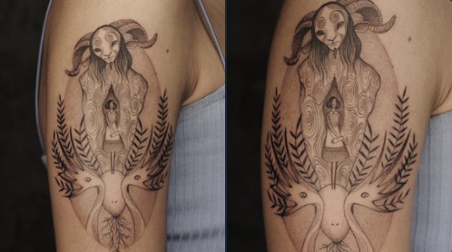 Guillermo del Toro festeja tatuaje inspirado en una de sus películas