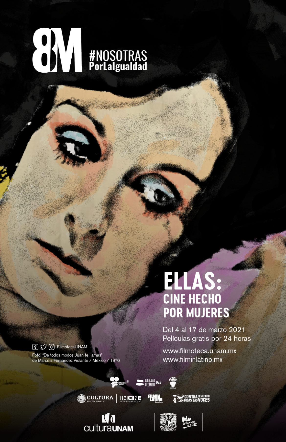 Ellas: cine hecho por mujeres, en ocasión del Día Internacional de la Mujer