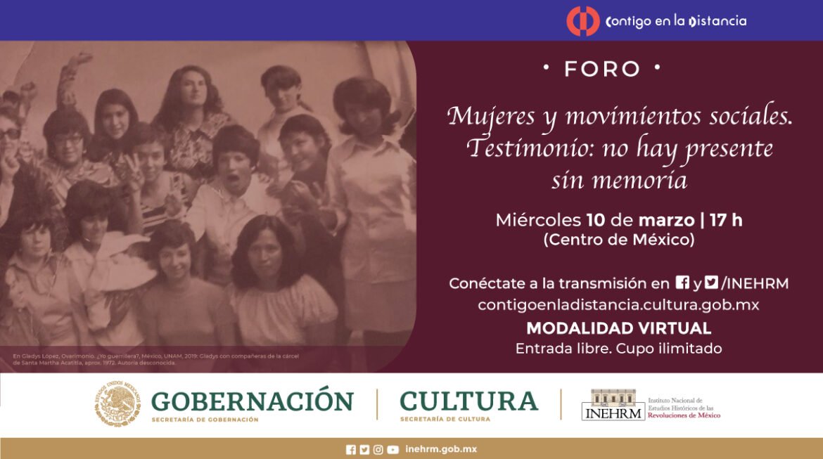 El encuentro buscará generar ideas, criterios y propuestas de líneas de acción para el manejo de testimonios de participantes en los movimientos sociales.