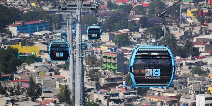 Inauguran en cdmx transporte de altura, línea 1 del cablebús