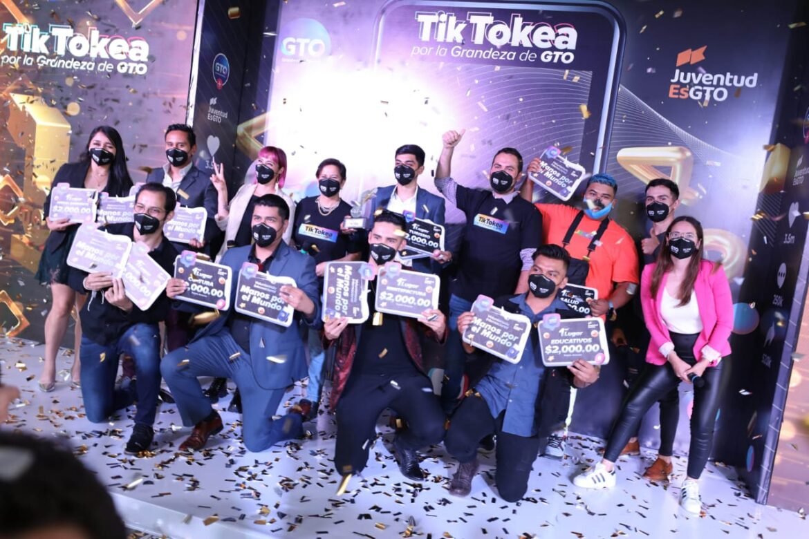Reconocen a los Ganadores de la Primera Convocatoria Tik Tokea en Guanajuato