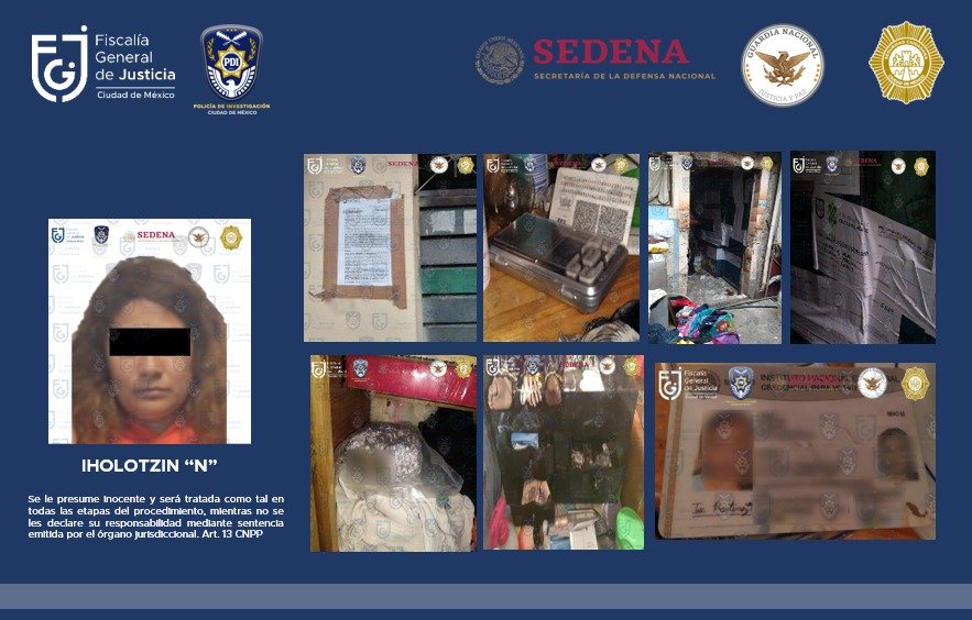 Catean inmueble en la GAM; aseguran droga y detenidos