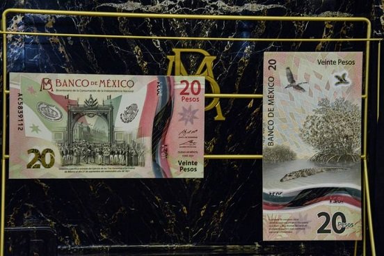 Nuevo billete de 20 pesos gana premio como uno de los mejores de AL