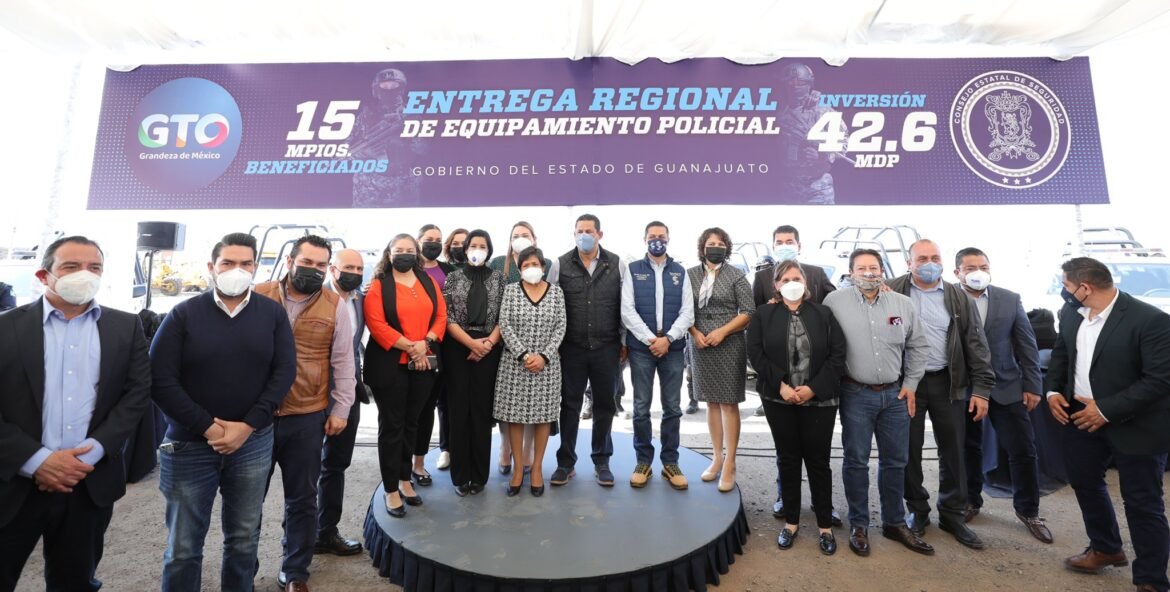 Fortalece gobierno de Guanajuato a Policías Municipales