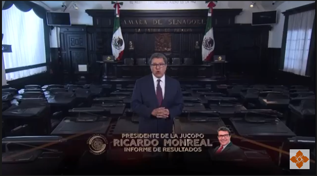 Colabora el Senado a que México recupere su presencia internacional: Monreal