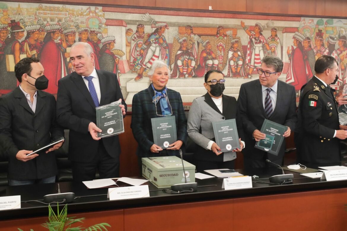 Gabinete de seguridad entregó Informe de Actividades de la Guardia Nacional