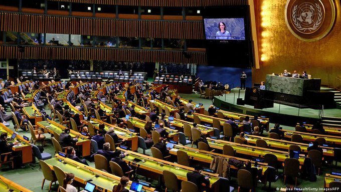 Asamblea General de la ONU condena la invasión rusa de Ucrania