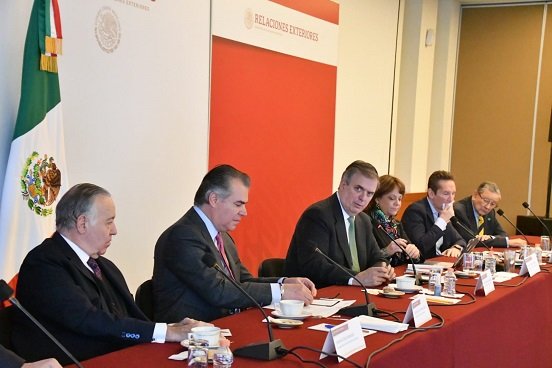 Canciller Ebrard se reúne con el Consejo Coordinador Empresarial