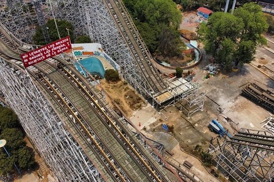 Parque Urbano Aztlán conservará parte alta de montaña rusa