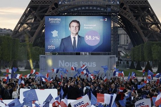 Emmanuel Macron, reelecto presidente de Francia
