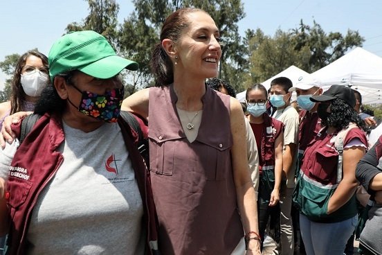 Sheinbaum agradece a Iztapalapa por participar en revocación de mandato