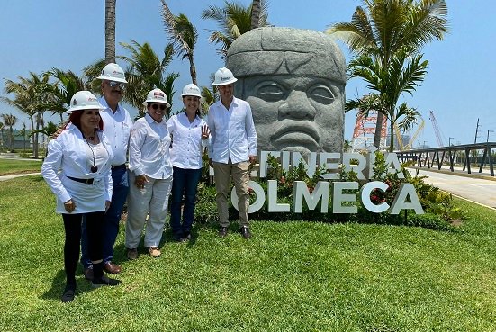 Visita Claudia Sheinbaum la Refinería de Dos Bocas