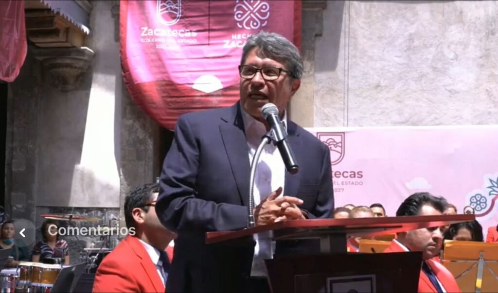 Afirma Monreal que gobernador de Zacatecas rescatará al estado del desastre