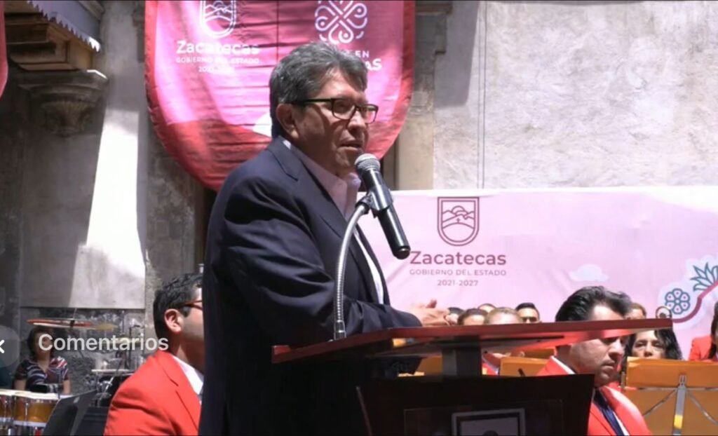 Afirma Monreal que gobernador de Zacatecas rescatará al estado del desastre