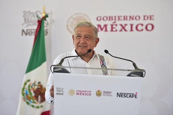 AMLO inaugura planta de café Nestlé en Veracruz