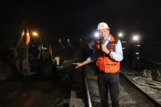 Registran 80% de avance los trabajos en túnel de L12