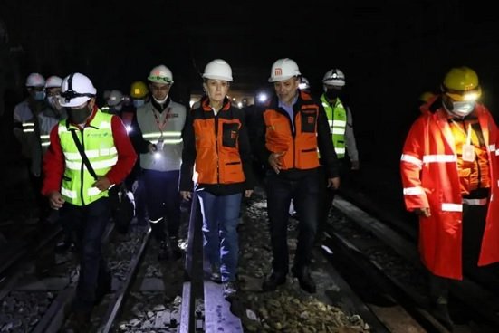 Sheinbaum supervisa avances en la Línea 1 del Metro