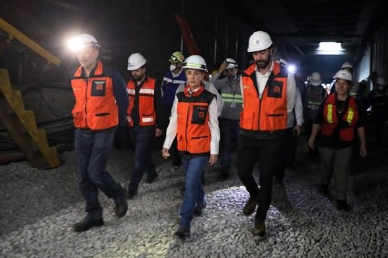 Sheinbaum supervisa avances de modernización en la L1 del Metro