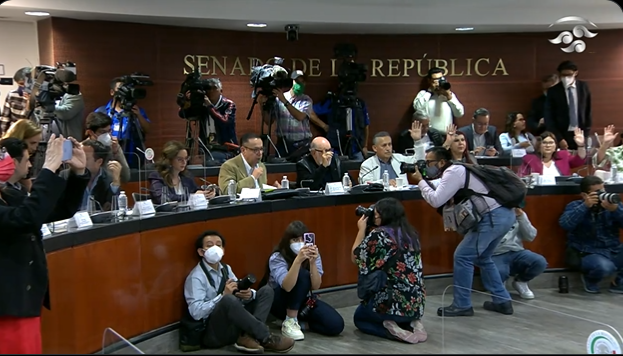 Avalan comisiones del Senado ampliar presencia de militares en tareas de seguridad