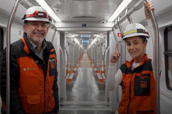 Supervisa Sheinbaum avances en la Línea 1 del Metro