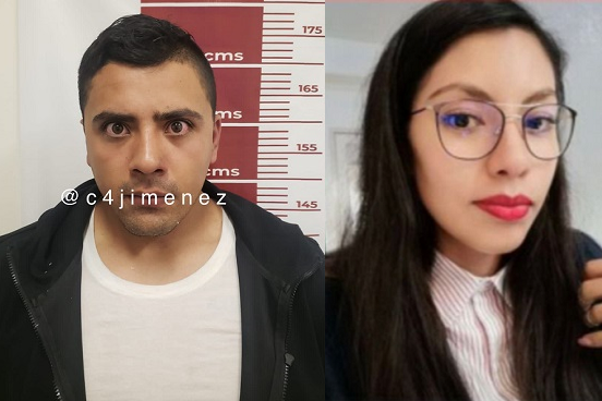 Detienen a Alexis «N», novio de Mónica Citlali, maestra hallada muerta