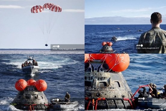 Concluye la misión Artemis 1, nave Orion regresa a la Tierra tras misión lunar