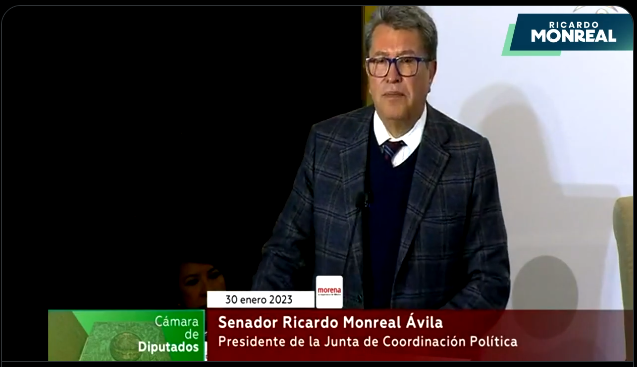 Monreal presenta "Nuestra Visión" a diputados federales de Morena