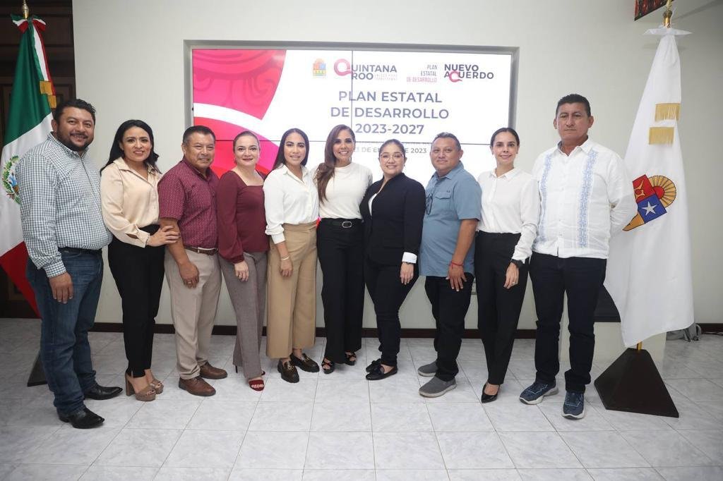 Respalda Ana Patricia Peralta el plan estatal de desarrollo 2023-2027
