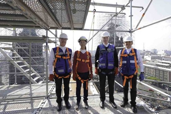 Sheinbaum recorre obras de restauración de la Catedral Metropolitana