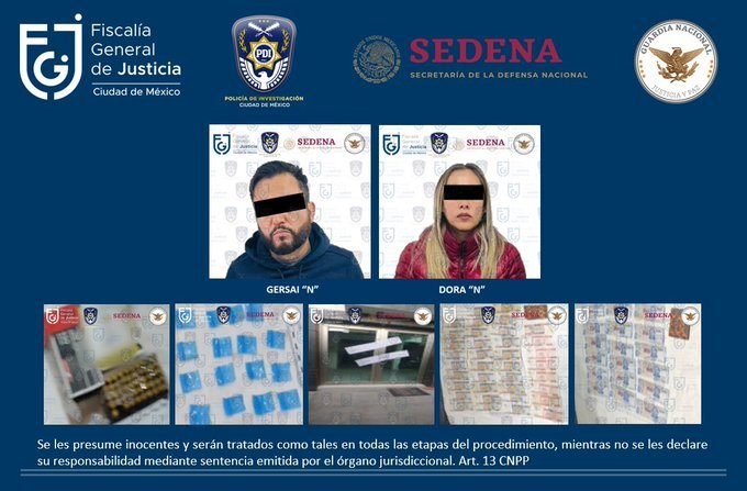 Aseguran droga y cartuchos; dos detenidos en Iztapalapa