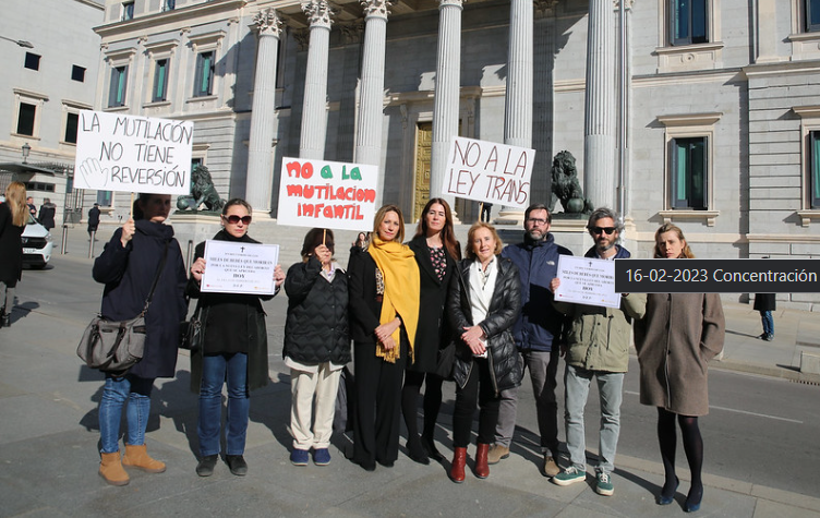 Lamentan aprobación  de Ley Trans: día negro en España