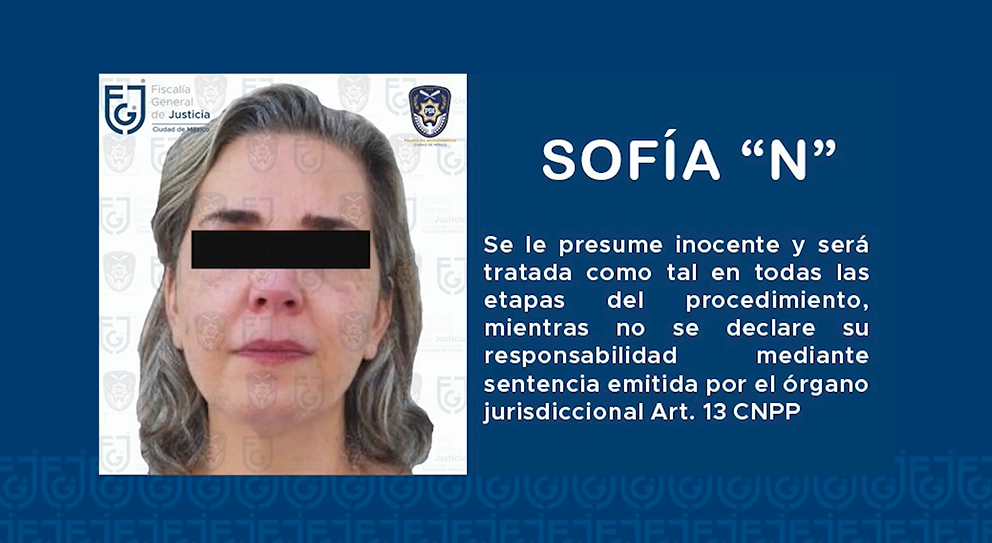 Aprehenden en Querétaro a Sofía «N», hermana de Von Roehrich
