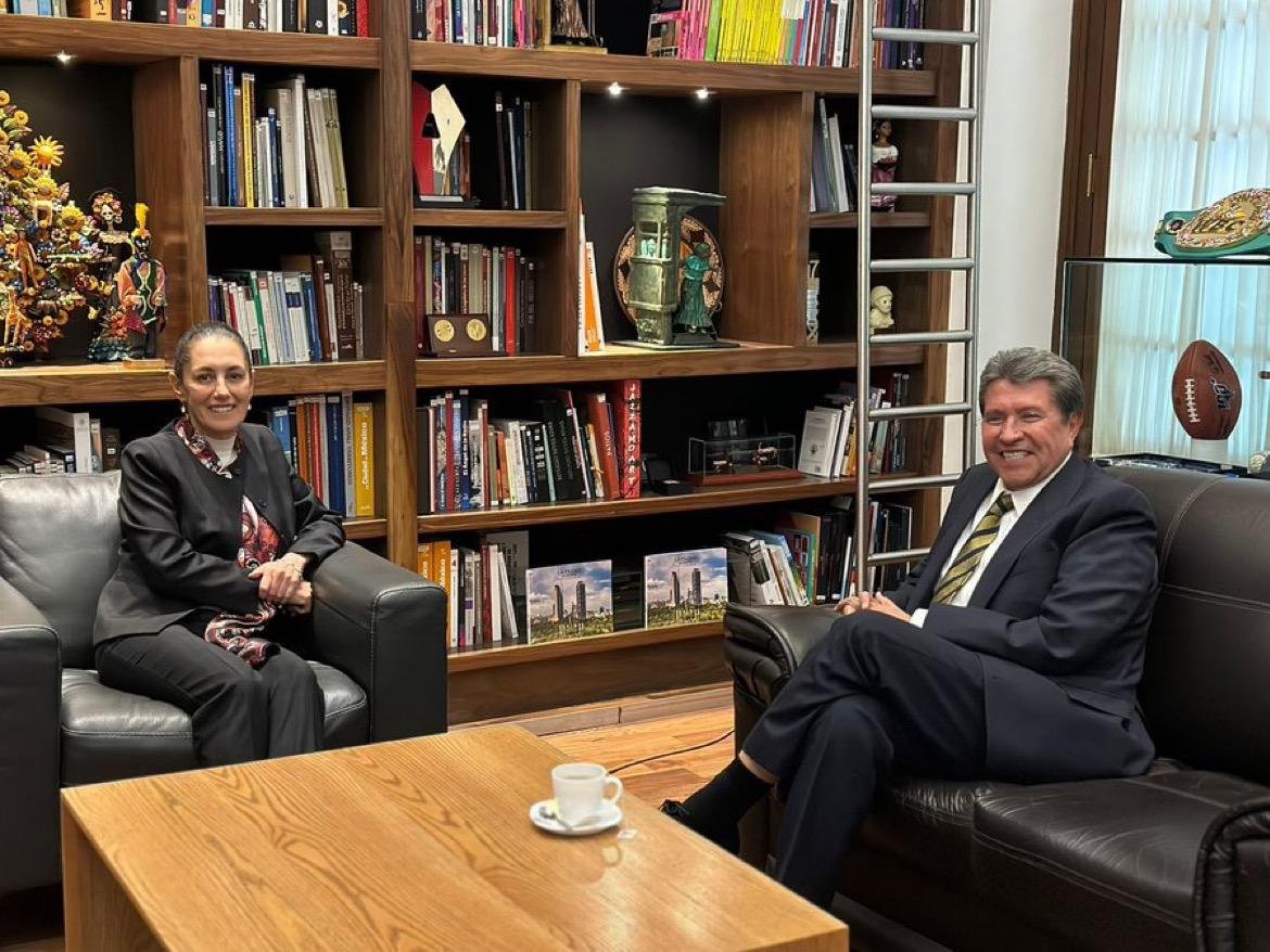 "Por el interés superior de la nación": Monreal tras reunión con Sheinbaum