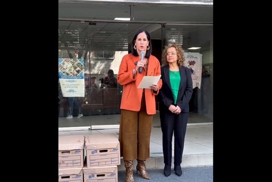 Lía Limón presenta ante la fiscalía capitalina denuncias vs Sansores