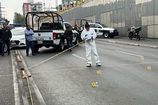 Balacera en Eje Central y Reforma deja un muerto