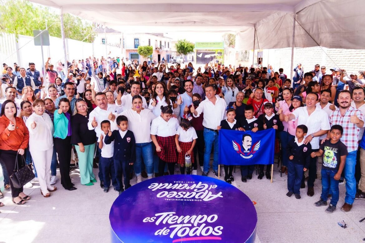 Nuevas calles en Apaseos mejorarán la calidad de vida de sus habitantes