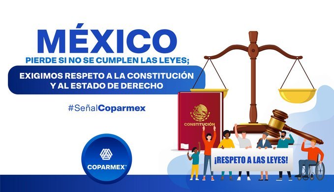 Empresarios exigen a AMLO respeto a la Constitución y el Estado de Derecho