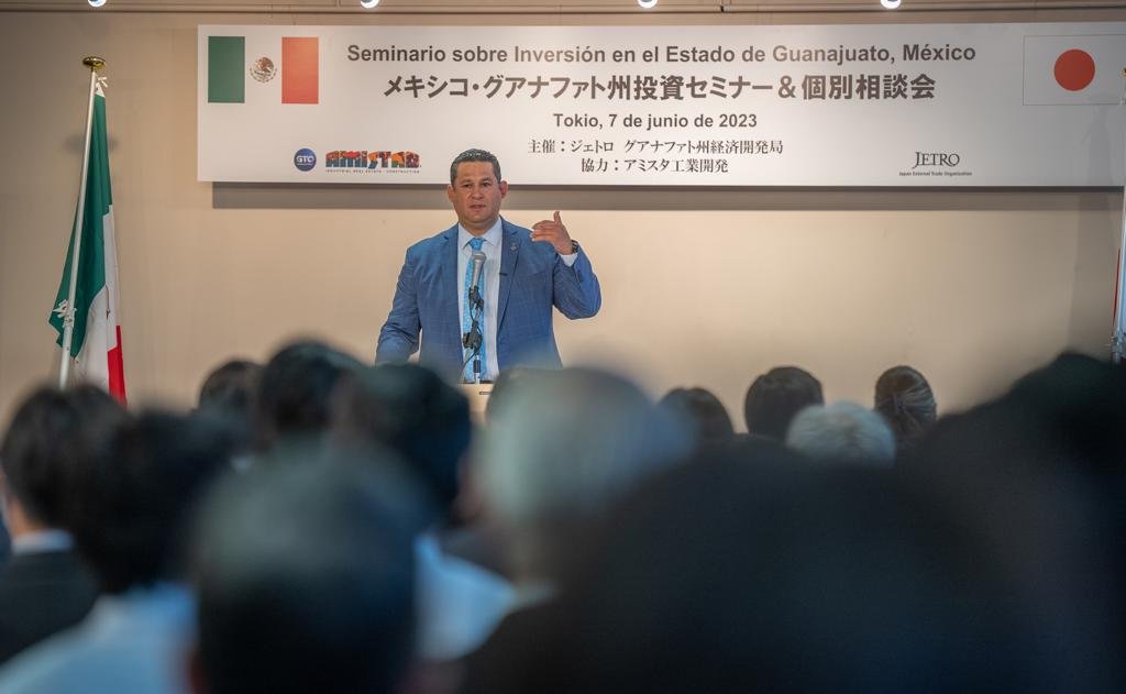 Anuncia Gobernador desde Japón, más inversión y empleo para Guanajuato