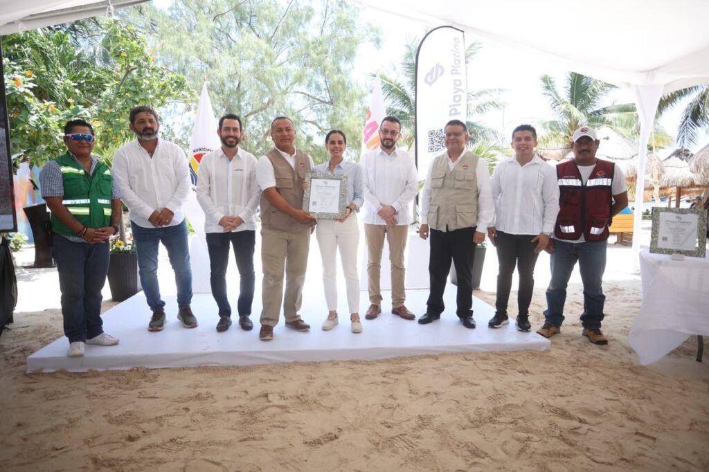 Cancún, líder nacional en playas limpias y sustentables. Ana Patricia Peralta