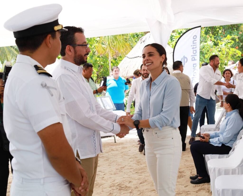 Cancún, líder nacional en playas limpias y sustentables. Ana Patricia Peralta