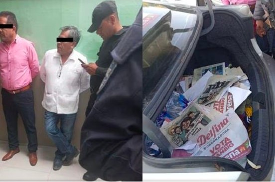 Detienen a exalcalde de Cuautitlán Izcalli con propaganda de Delfina Gómez